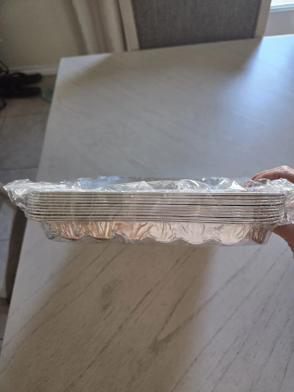 DISWALE Aluminum Grill Pans - 10 Pack, 13